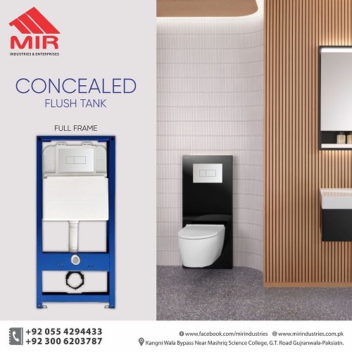 Concealed Flush Toilet Tank